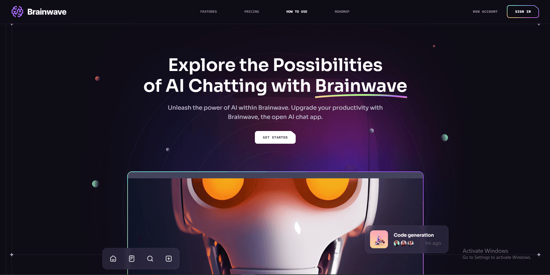 Brainwave – Modern UI/UX Website